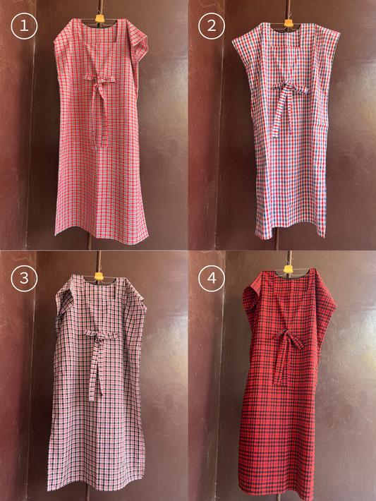 Bou Bou Tan/ ロング(マルチチェック4種類)