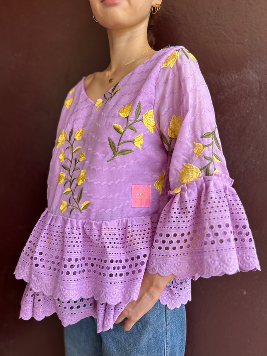 バックオープンフリルトップ(モチーフ)