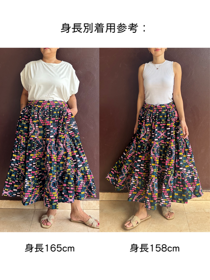 Tiered skirt (Size M/L)