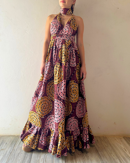 Obi dress - Tropical Wax Color