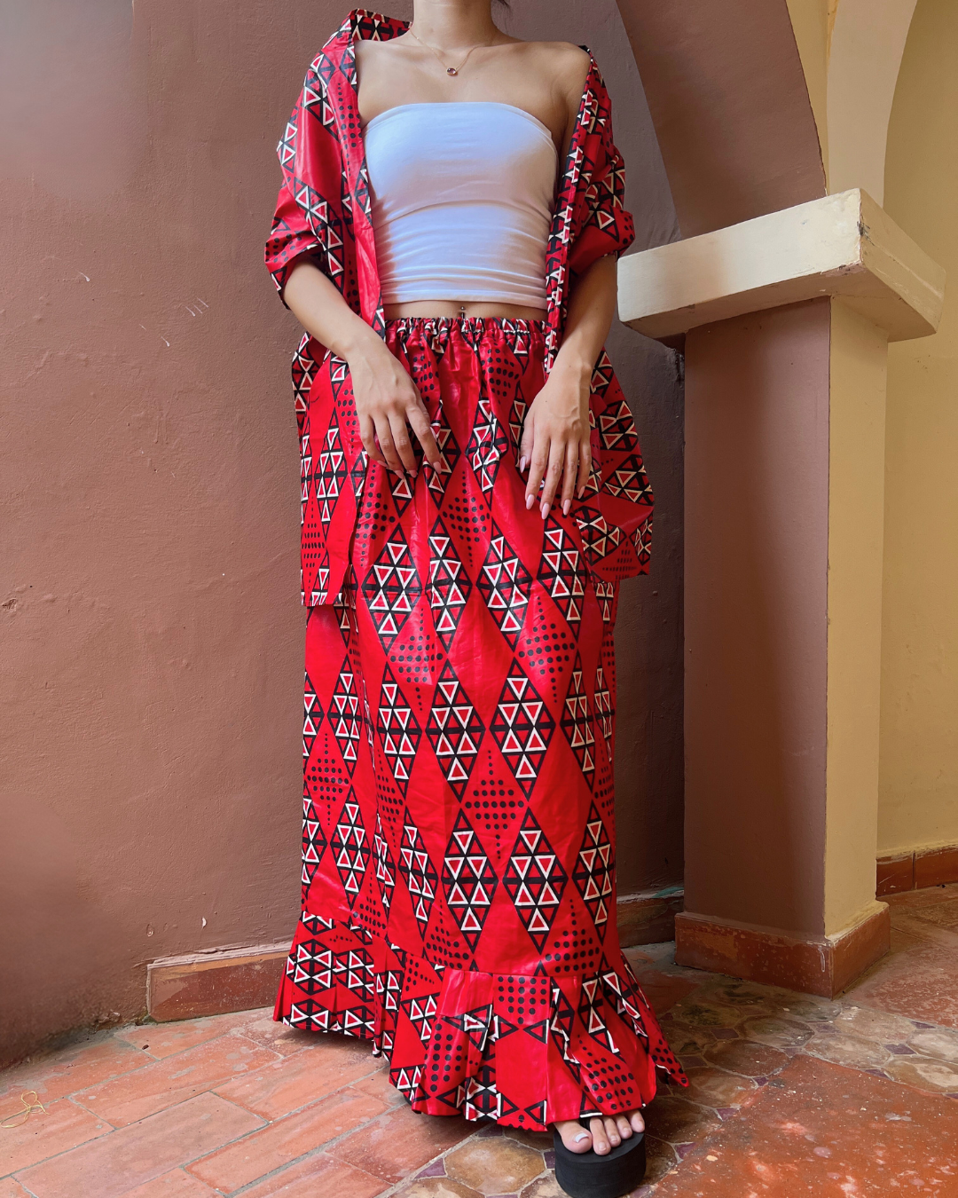 Frill skirt (Size S/M) / Long