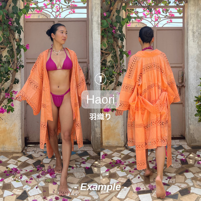 YUKATA BRODER / BAMBOO GREEN