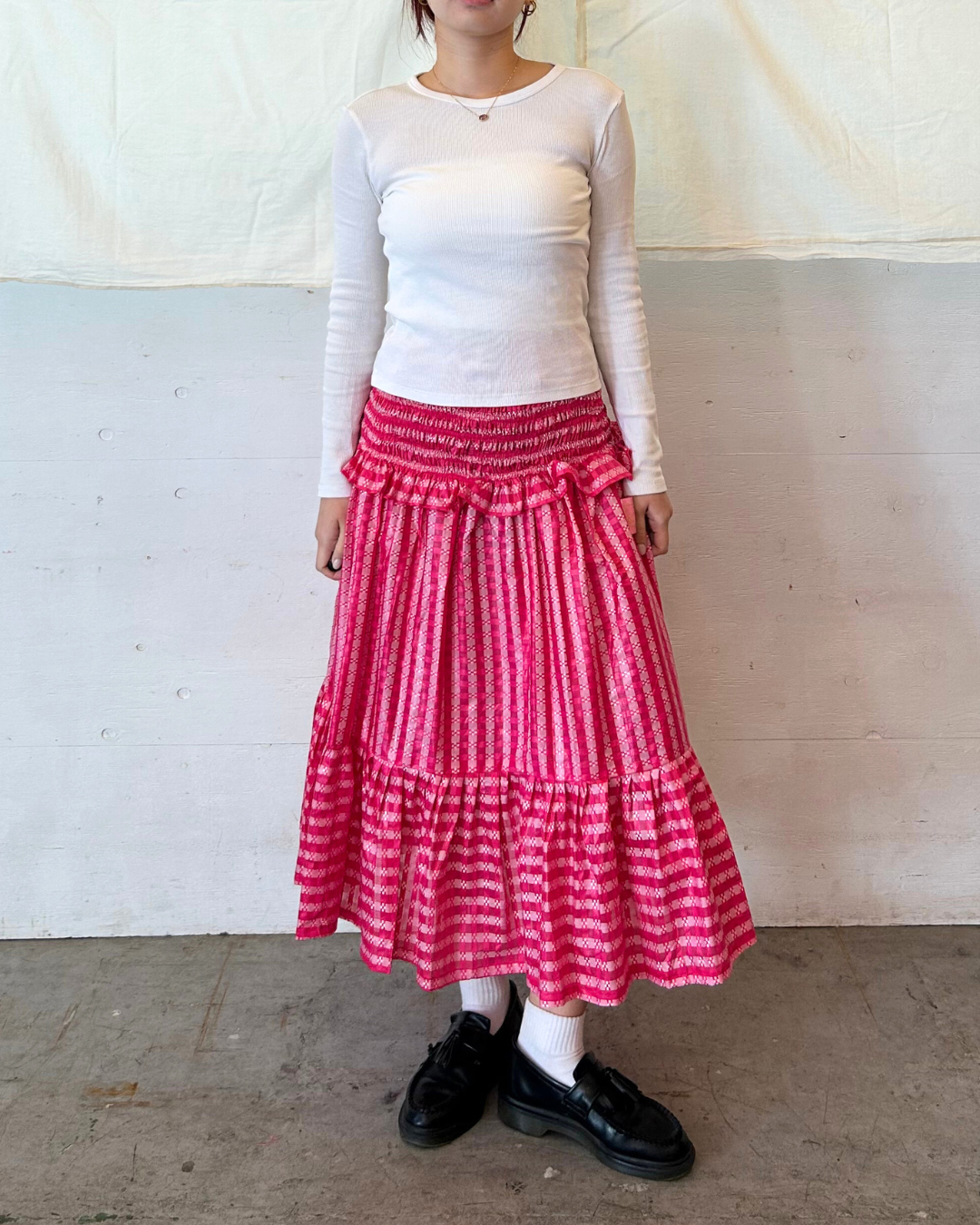 2 in 1 Dress Skirt - Pink 