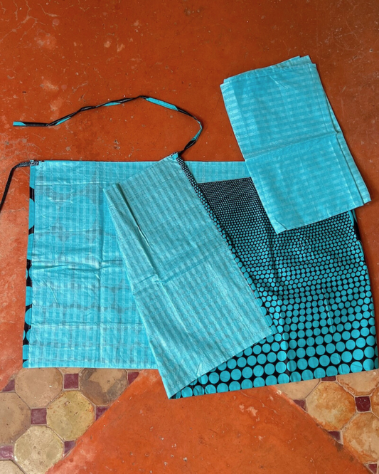 Reversible wrap skirt (Wax x Wakh) *Short