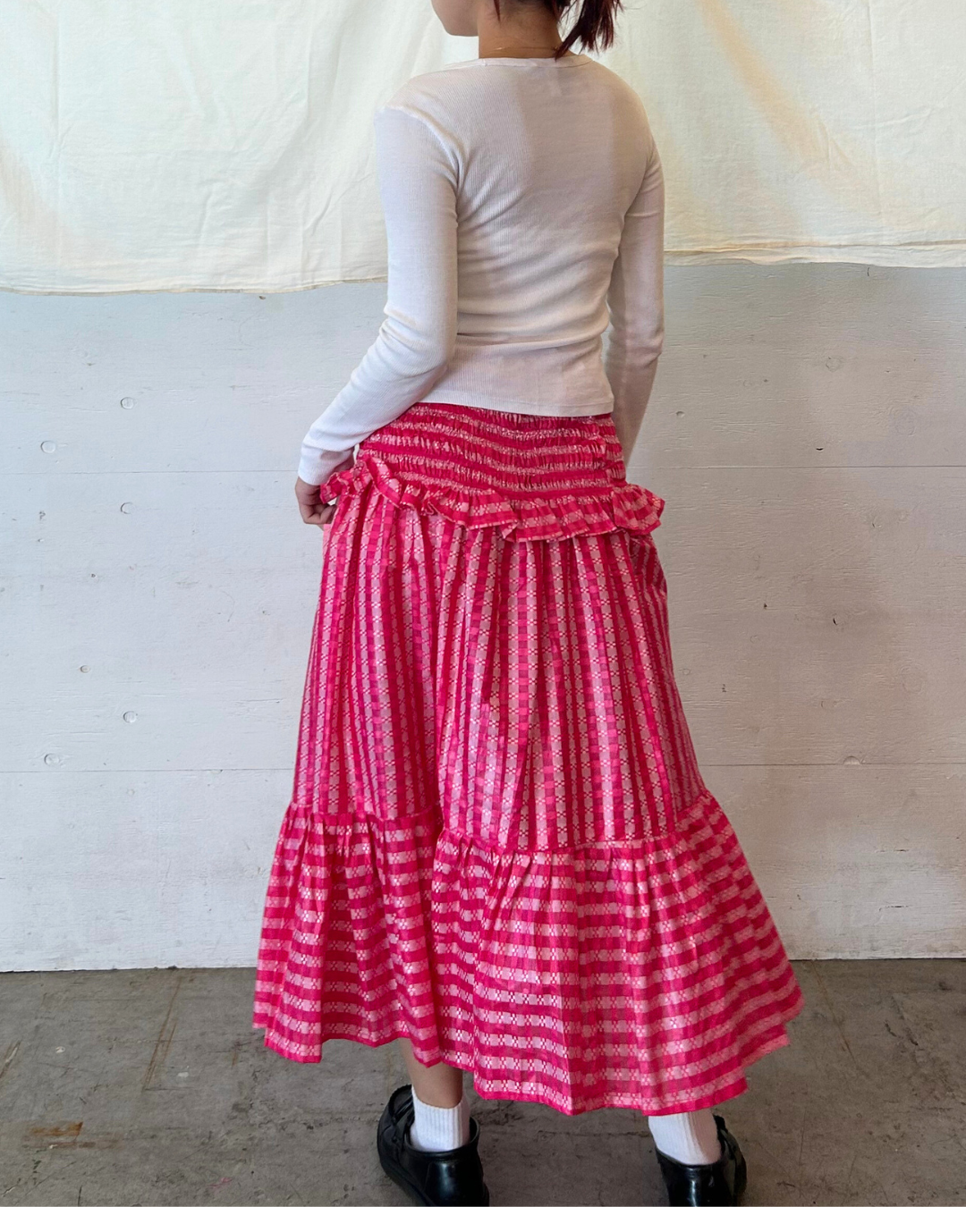 2 in 1 Dress Skirt - Pink 