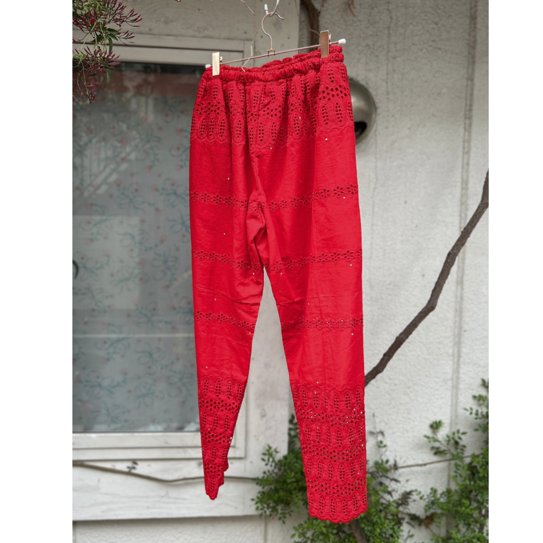 Embroidered Lace Pantaloons (Size S/M)
