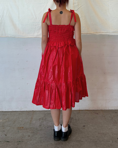 2 in 1 Dress Skirt - Red 