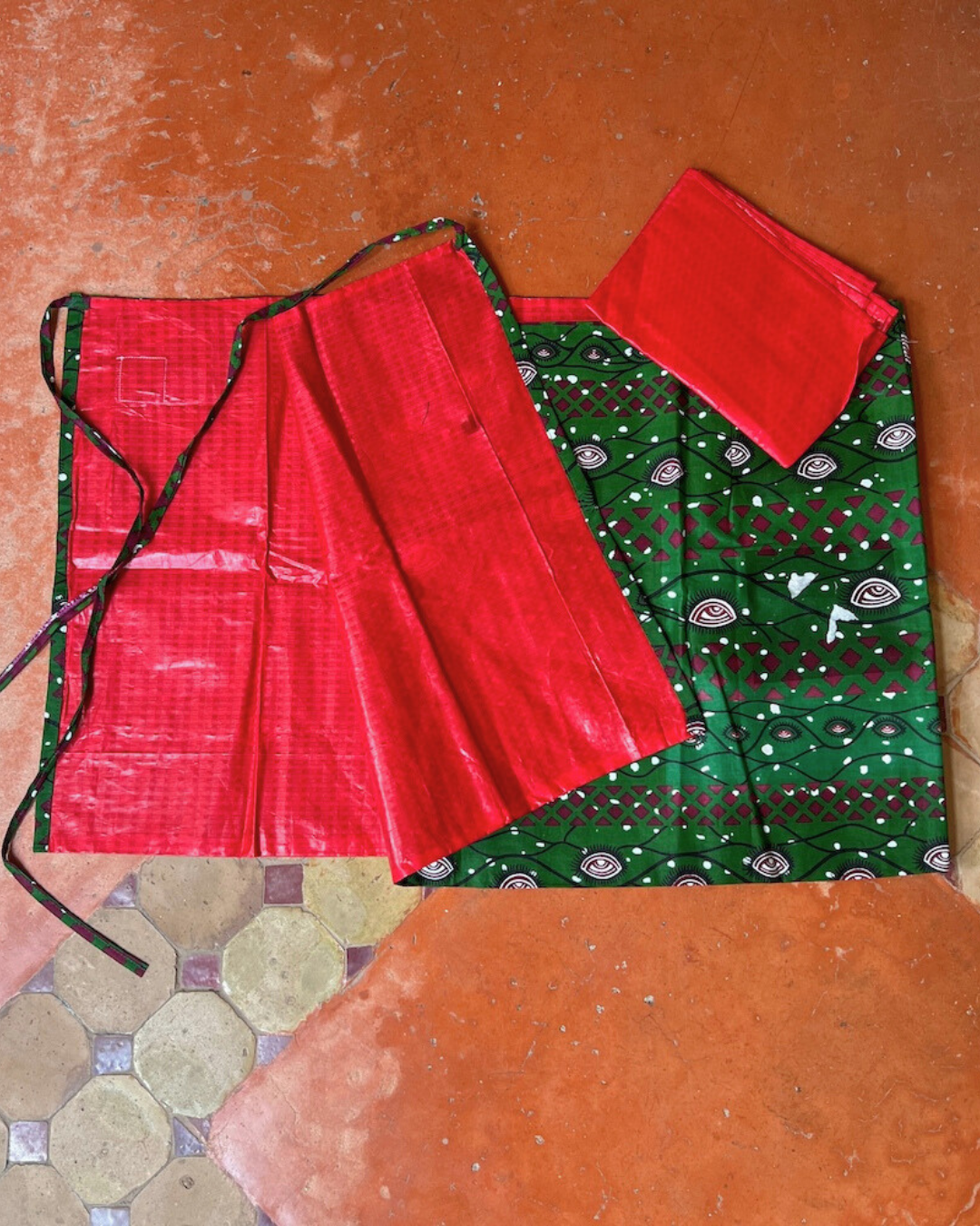 Reversible wrap skirt (Wax x Wakh) *Short