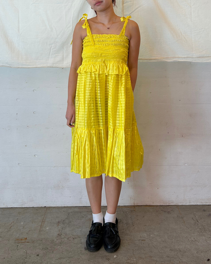 2 in 1 Dress Skirt - Yellow 