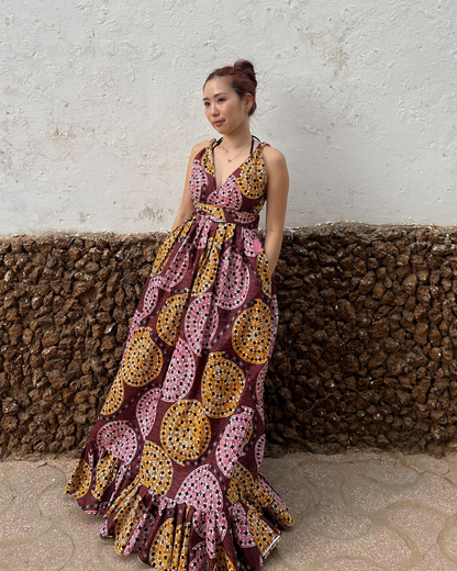 Obi dress - Tropical Wax Color