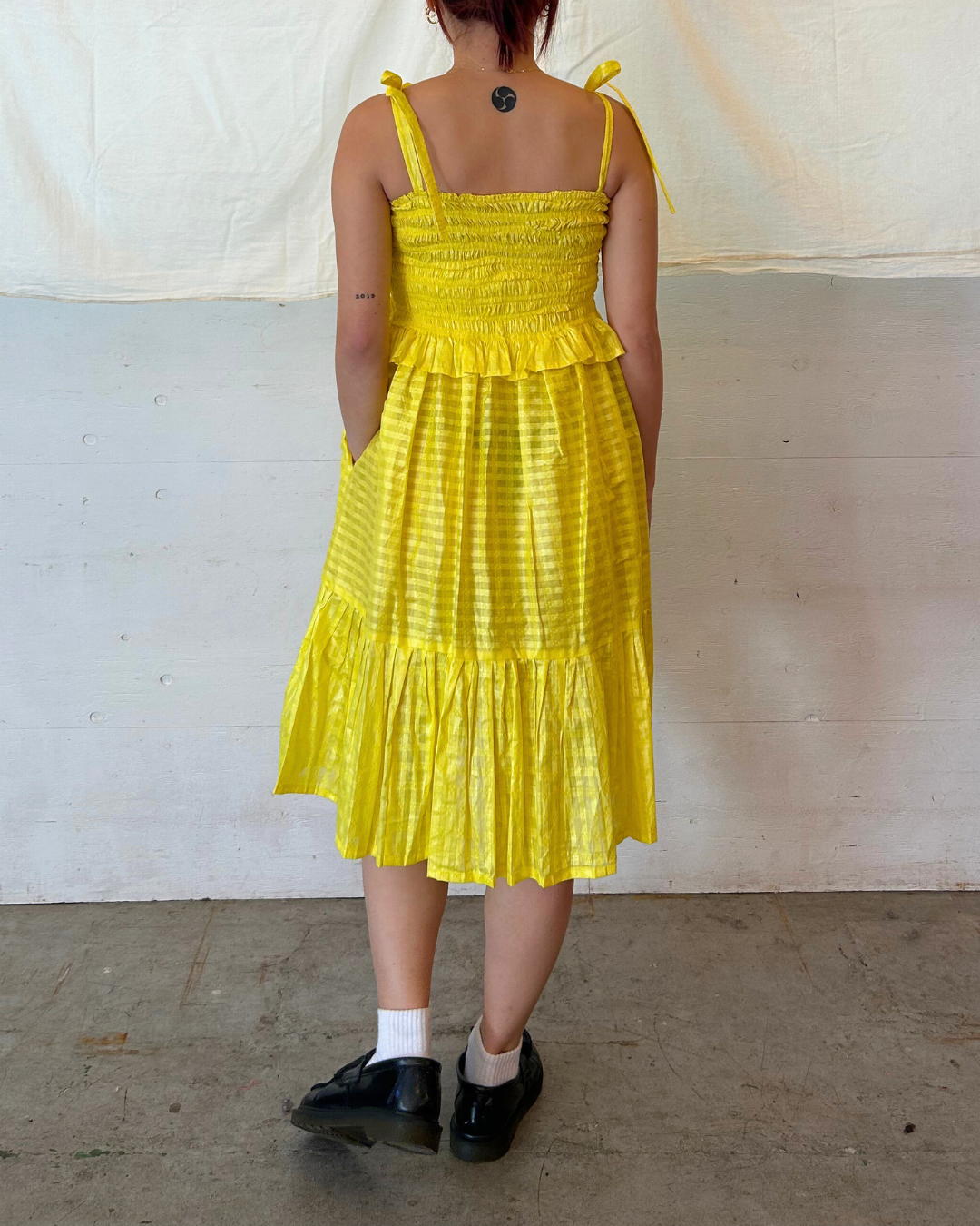 2 in 1 Dress Skirt - Yellow 