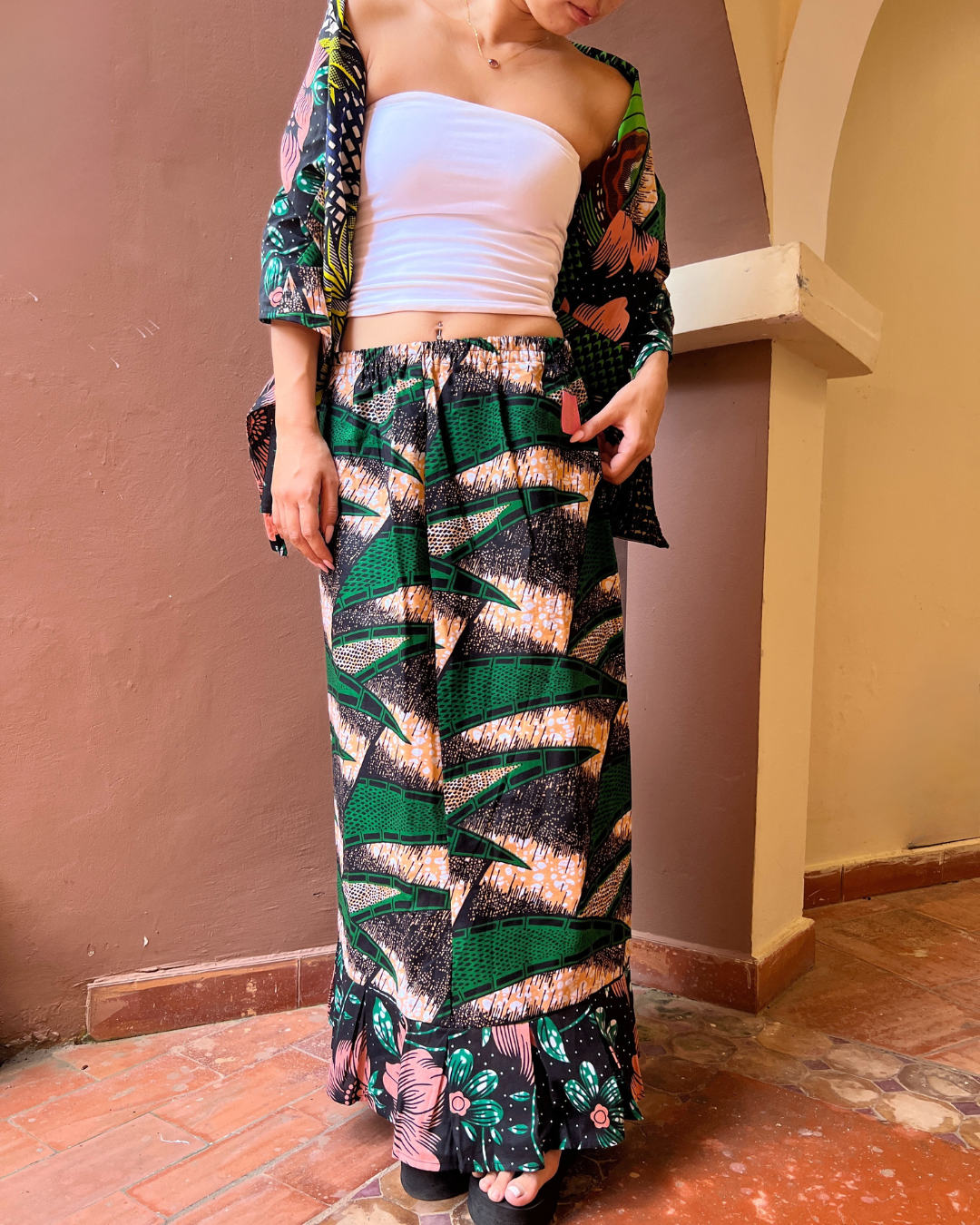 Frill skirt (Size S/M) / Long