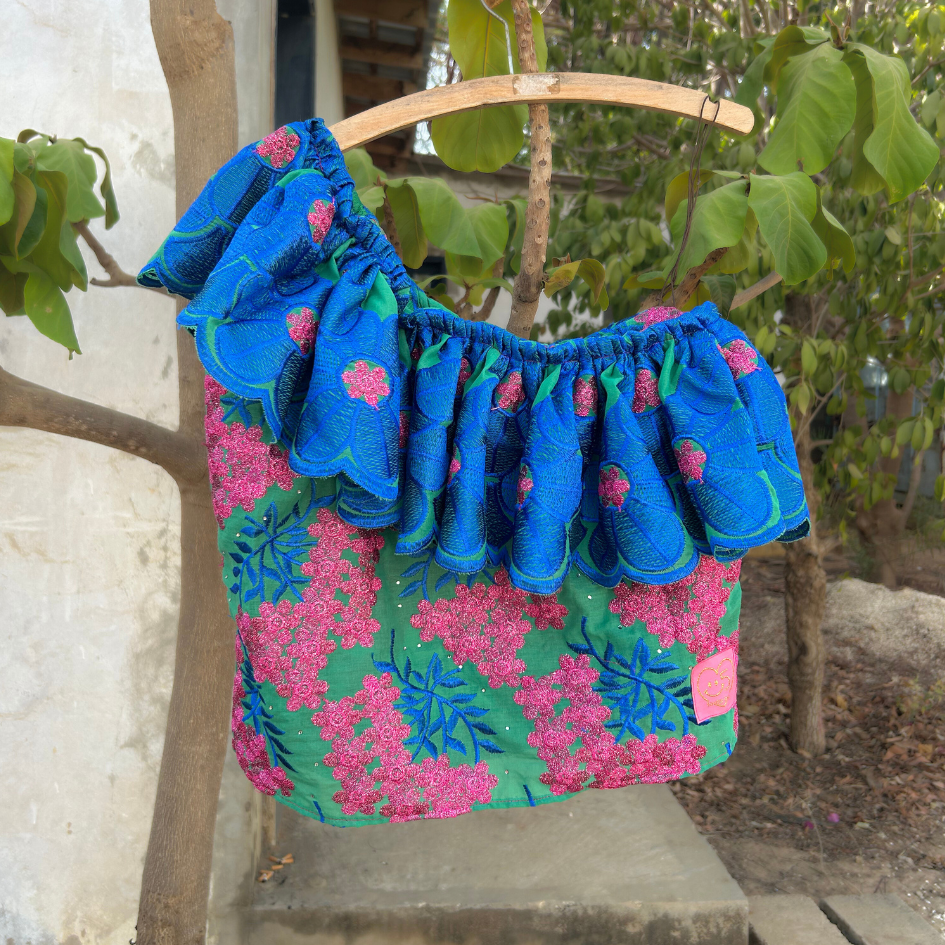 セネガル刺繍アンサンブル (Size S/M)