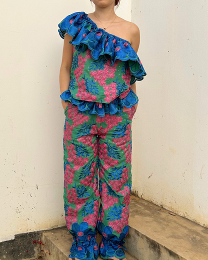 セネガル刺繍アンサンブル (Size S/M)