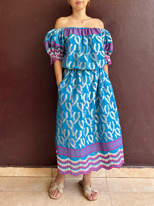 Decollete Floral Ensemble (Size S/M)