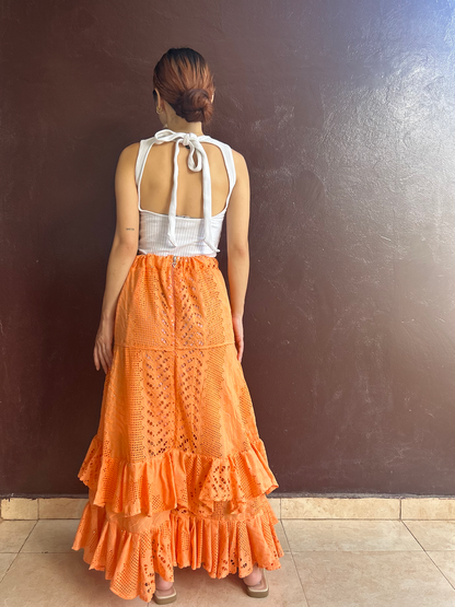 ダブルラッフルスカート (Size S/M)