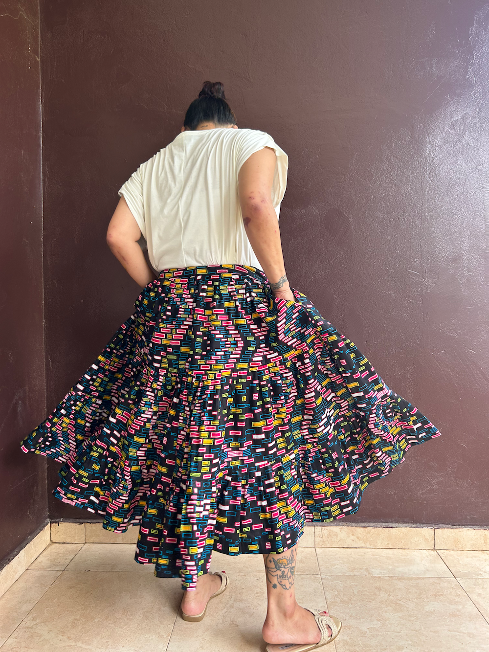 Tiered skirt (Size M/L)