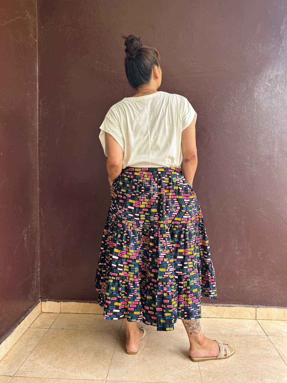 Tiered skirt (Size M/L)