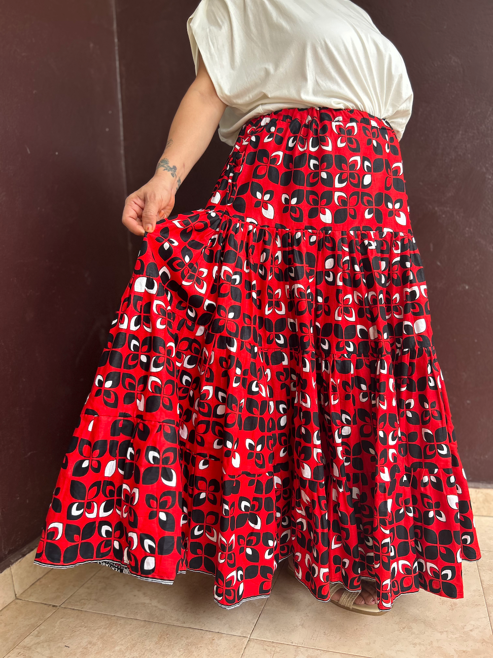 ティアードスカート (Size M/L)