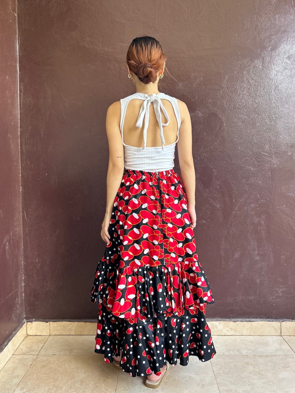 Double Ruffle Skirt (Size S/M) 