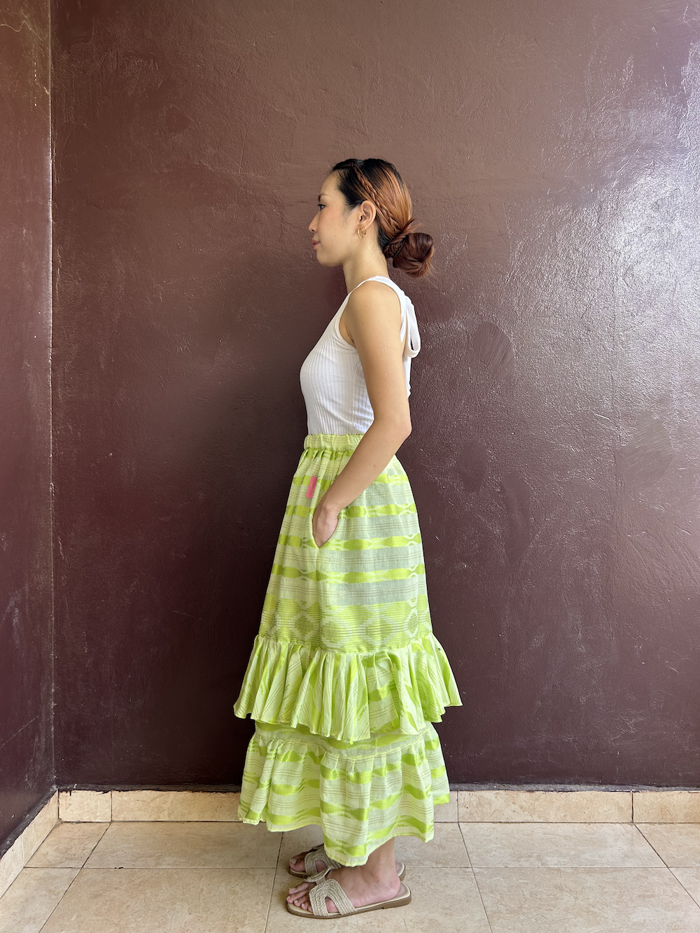 Double Ruffle Skirt (Size S/M)