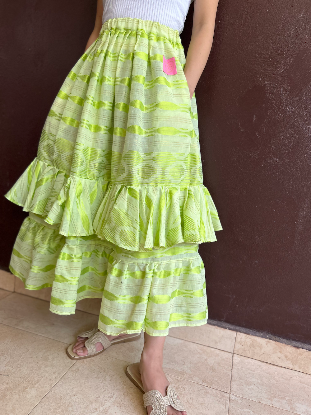 Double Ruffle Skirt (Size S/M)