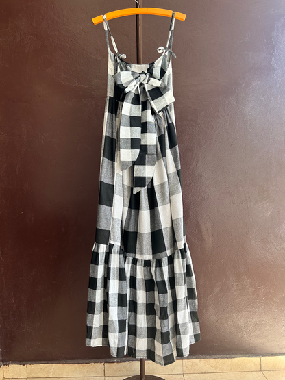 Back Ribbon Dress (Size M/L)