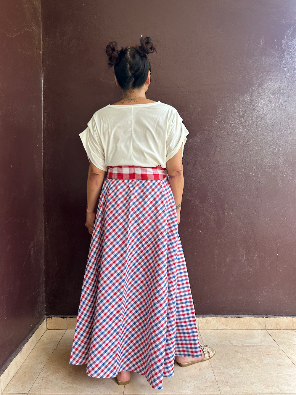 リボンサーキュラススカート (Size M/L)