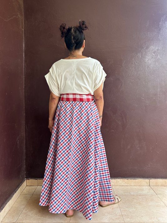 リボンサーキュラススカート (Size M/L)