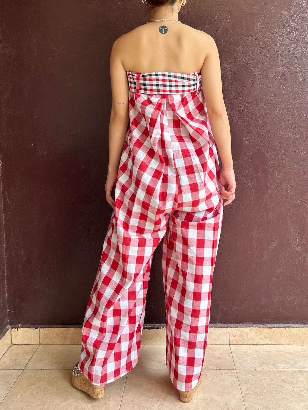 Ribbon Jumpsuit (Size M/L)