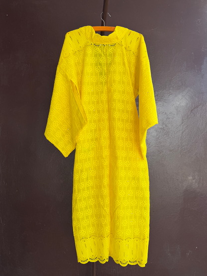 YUKATA BRODE LONG / YELLOW