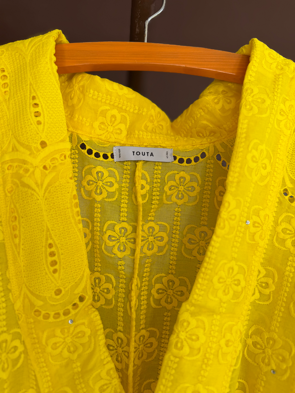 YUKATA BRODE LONG / YELLOW