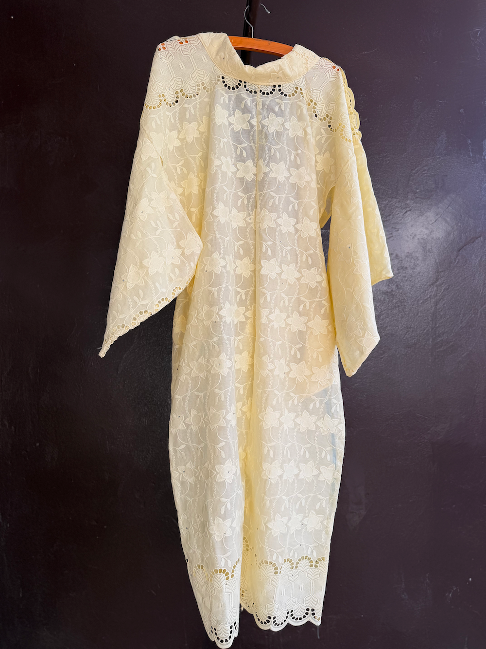 YUKATA BRODE LONG / CREAM