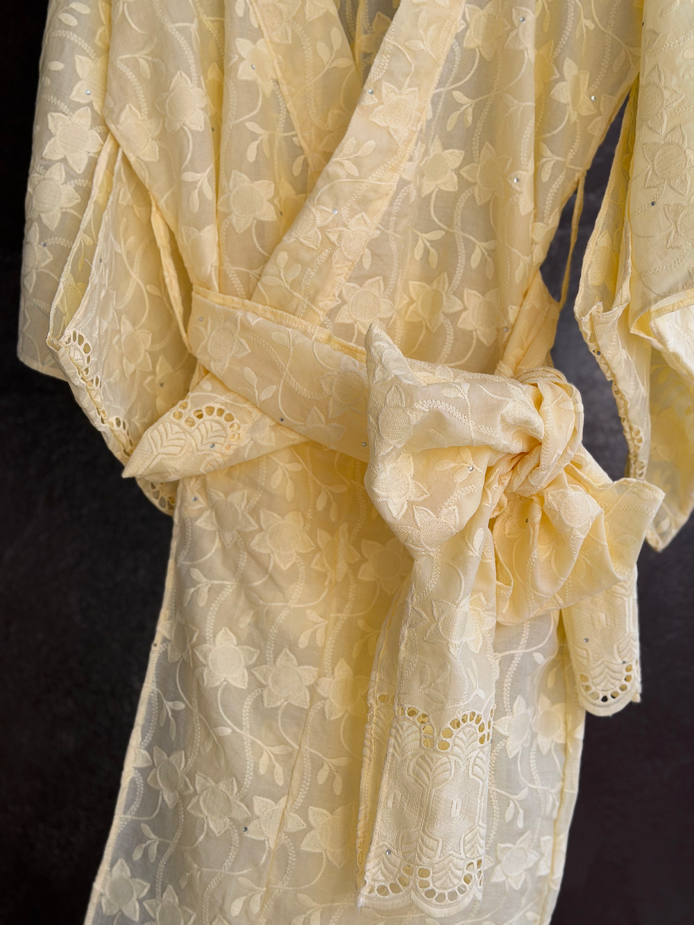 YUKATA BRODE LONG / CREAM