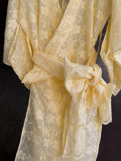 YUKATA BRODE LONG / CREAM