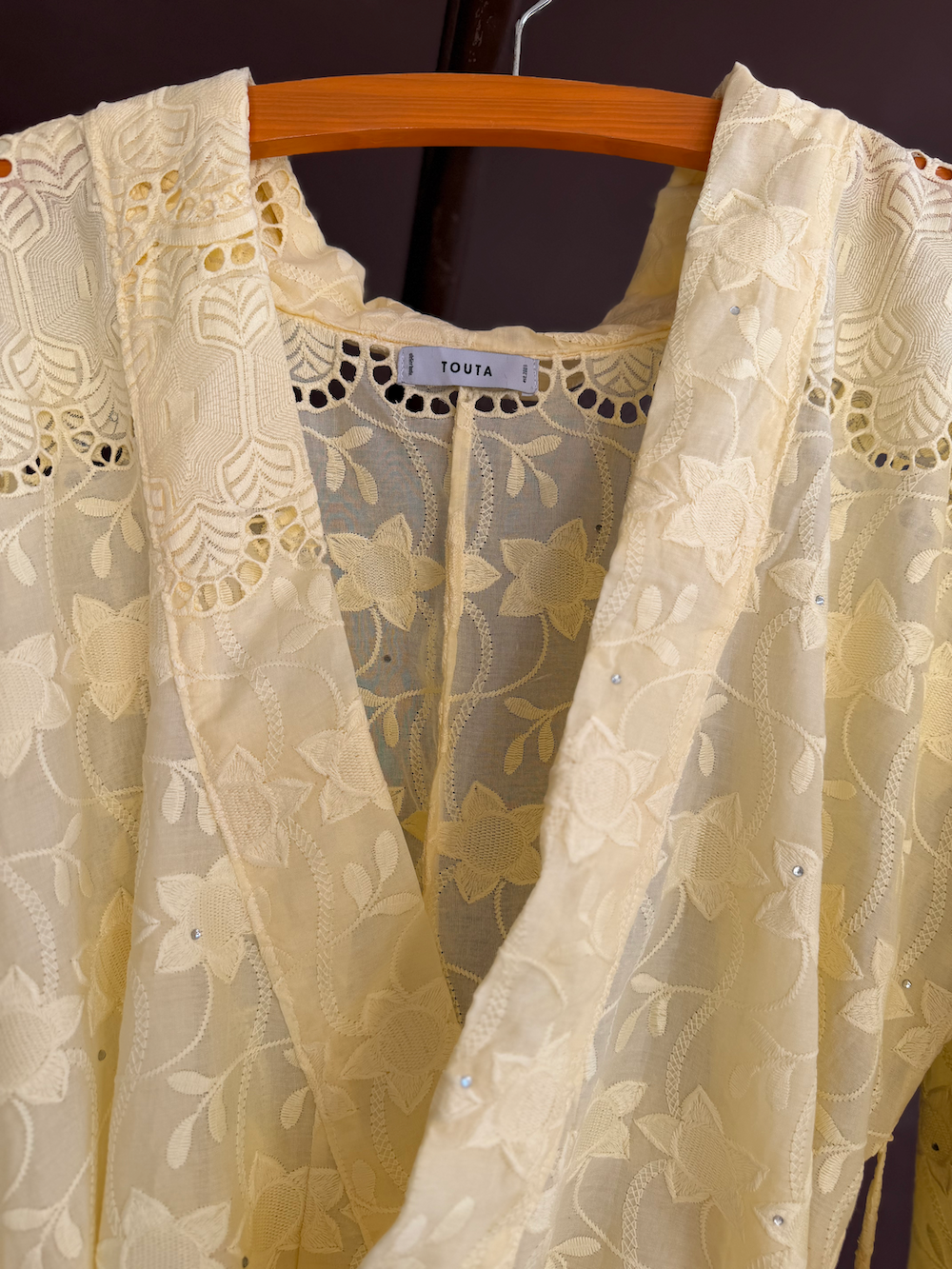YUKATA BRODE LONG / CREAM