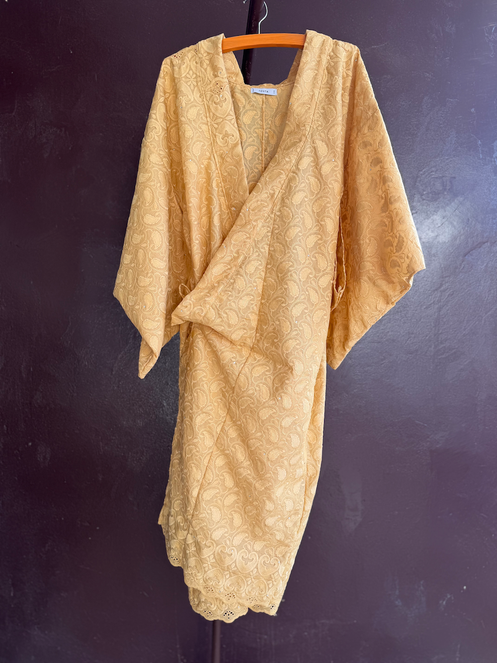 YUKATA BRODE LONG / BEIGE