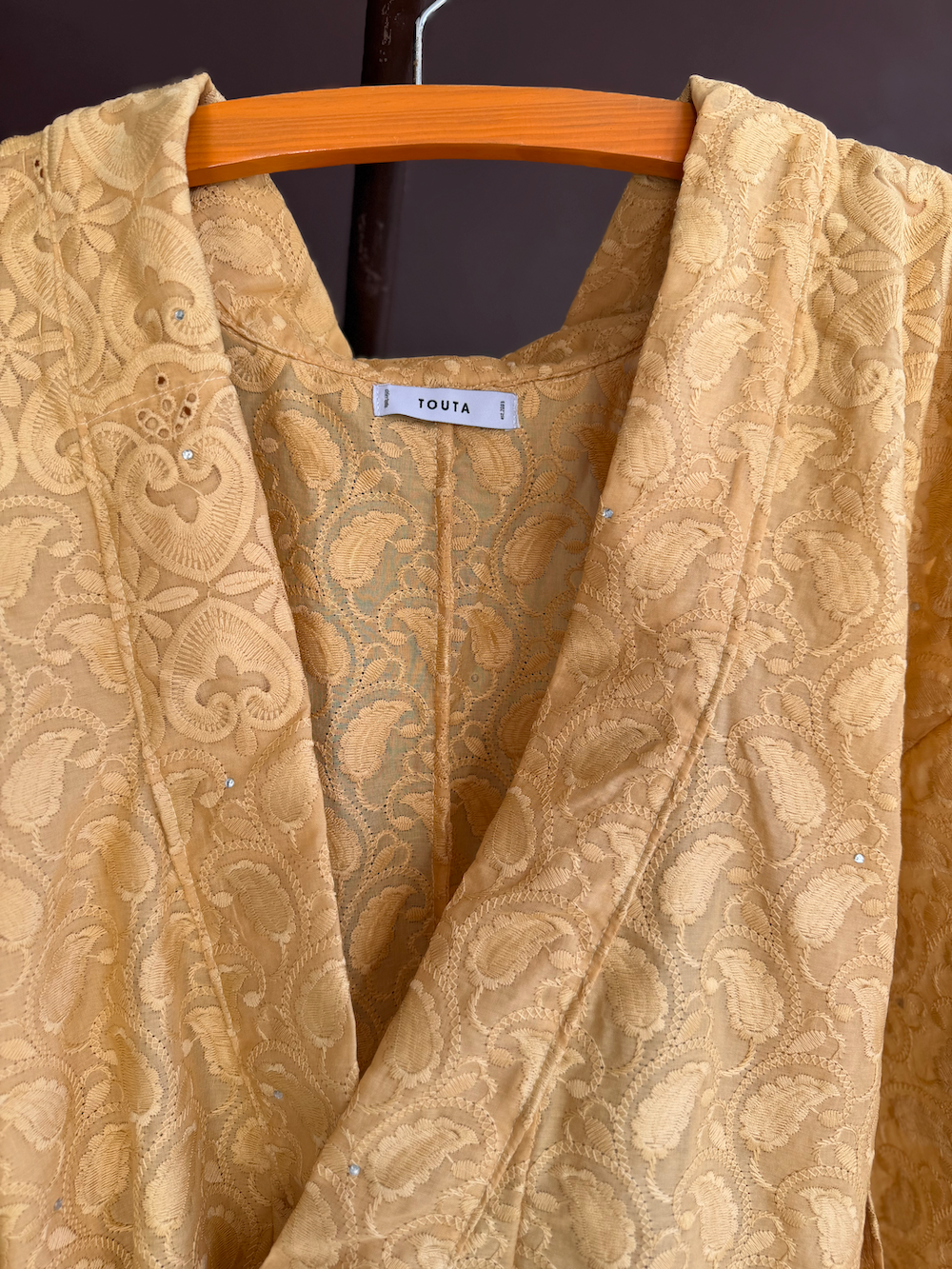 YUKATA BRODE LONG / BEIGE