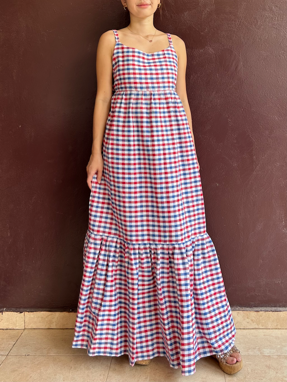 Back Ribbon Dress (Size M/L)