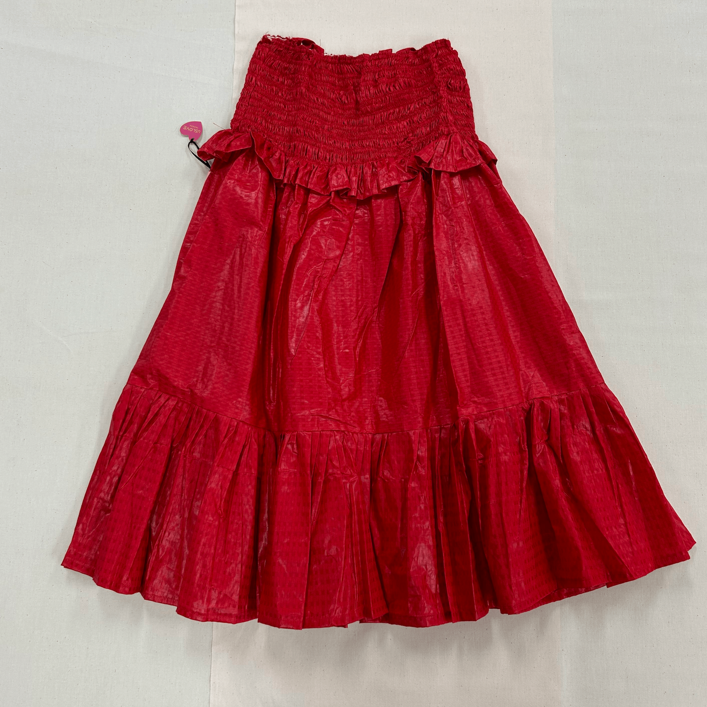 2 in 1 Dress Skirt - Red 