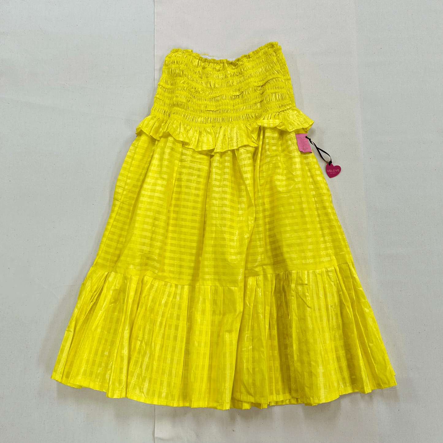 2 in 1 Dress Skirt - Yellow 