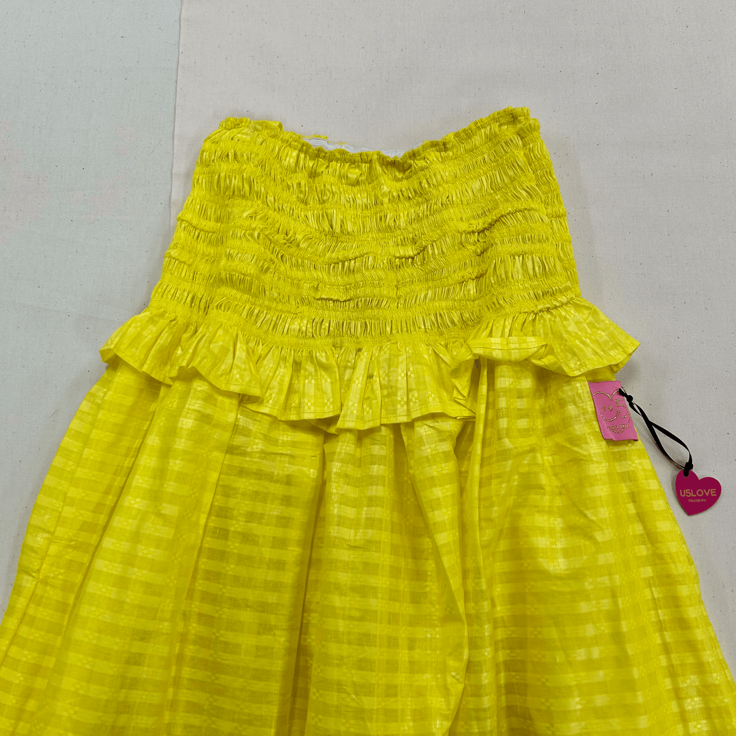 2 in 1 Dress Skirt - Yellow 