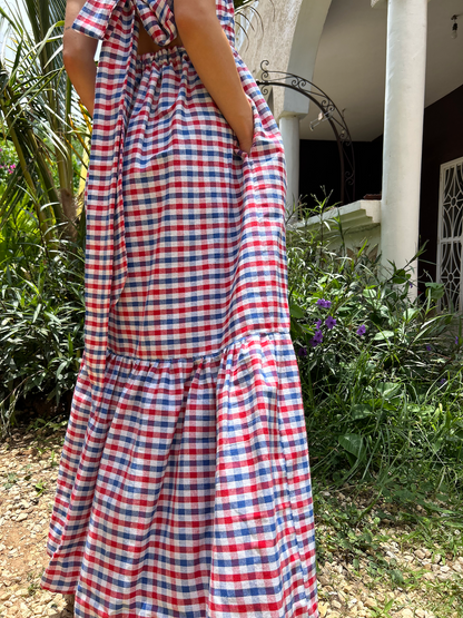 Back Ribbon Dress (Size M/L)