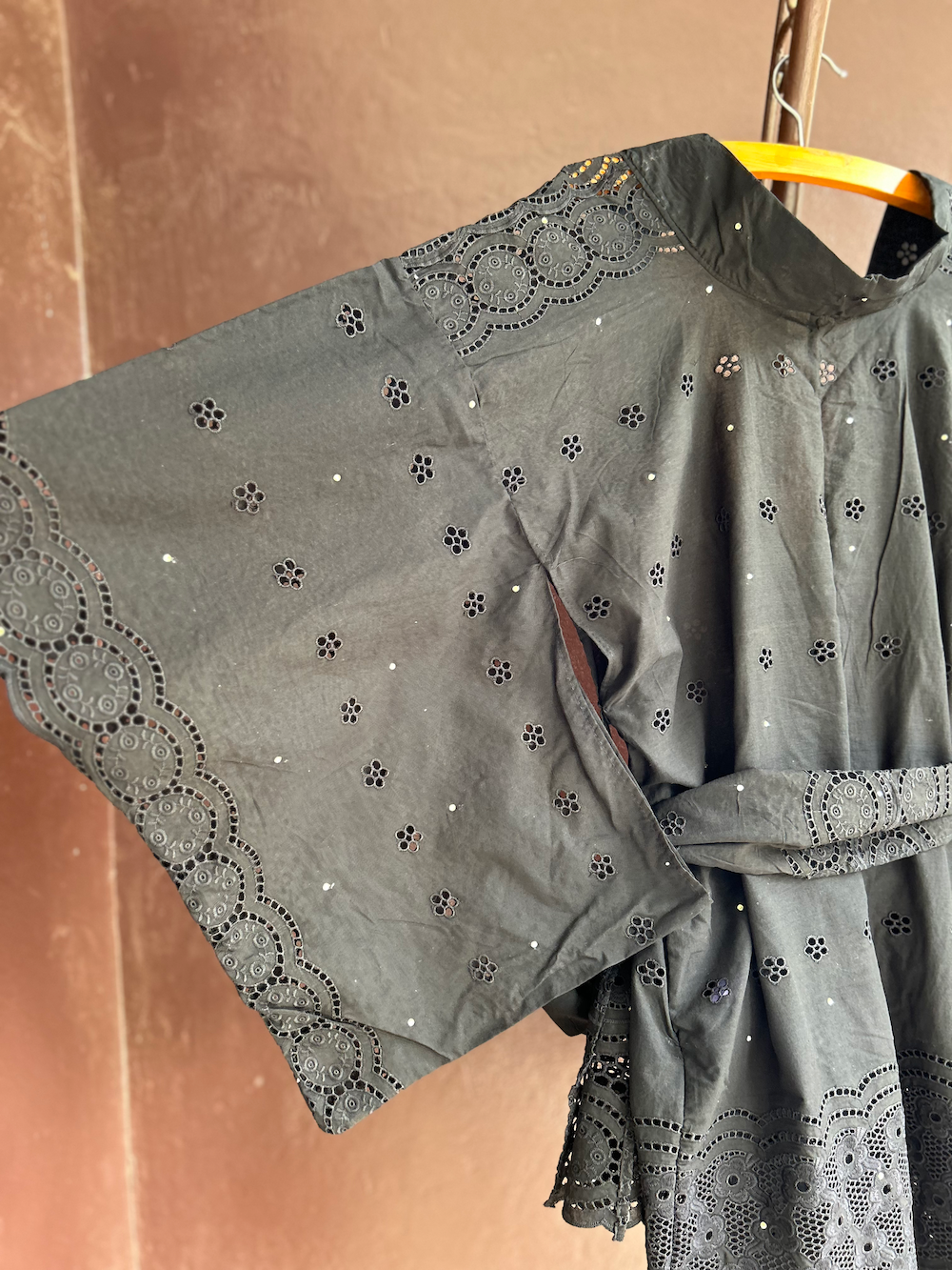 YUKATA BRODER / BLACK