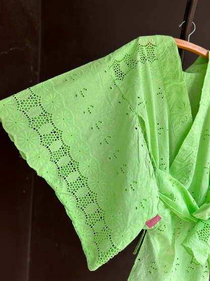 YUKATA BRODER / GREEN