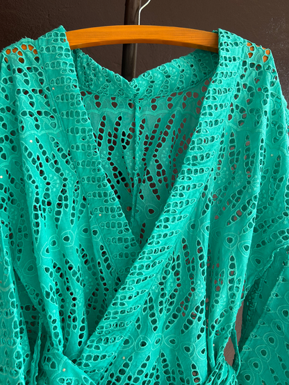 YUKATA BRODER / BAMBOO GREEN