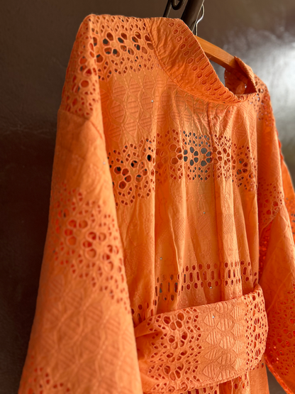 YUKATA BRODER / ORANGE