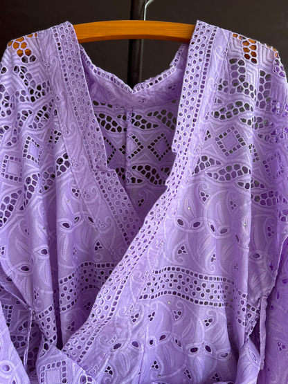 YUKATA BRODER / PURPLE