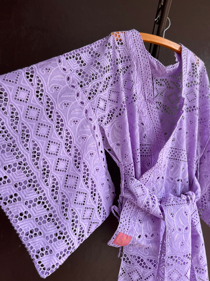 YUKATA BRODER / PURPLE