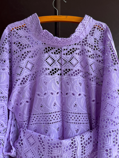 YUKATA BRODER / PURPLE